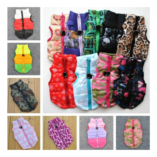 Pet Dog Cat Coat Jacket Supplies Clothes Winter Apparel Clothing Puppy Costume image {1}