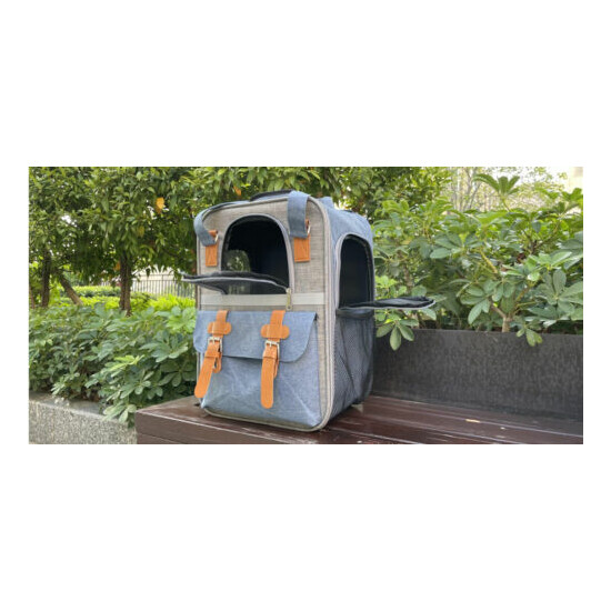 rectangular travel pet dog cat ferret hedgehog bag carry case tote image {3}