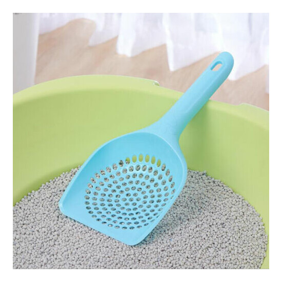 Cat Kitten Dog Litter Tray Shovel Waste Sand Poop Scoop Dry Food Plastic jiGK_LB image {4}