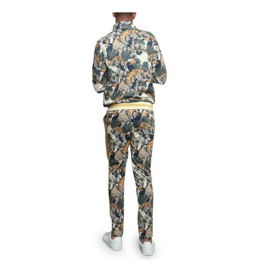 MEN'S Floral Tiger Track Pants & Jacket Jogging Track Suit Set S~5X ST559 image {10}