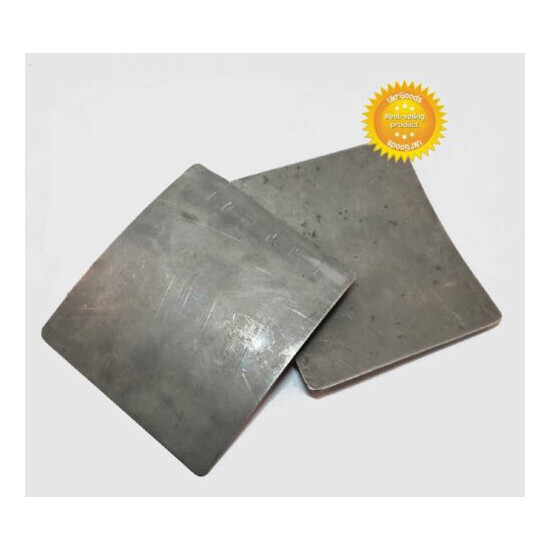 3 pcs Titanium special durable plates for body protection 105*125 mm thick 1.5mm Thumb {4}