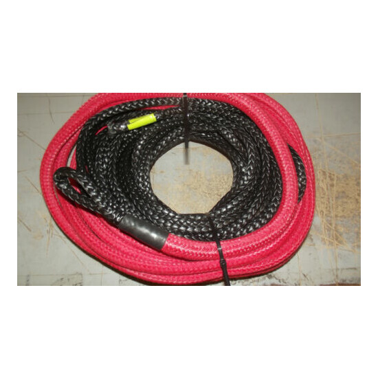 NEW 3/8"x 75' Dyneema Winch Line, Synthetic Pulling Rope, 12-Strand Braid image {1}