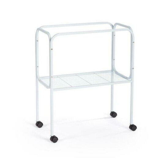 Prevue Pet Products Cage Stand in White image {1}