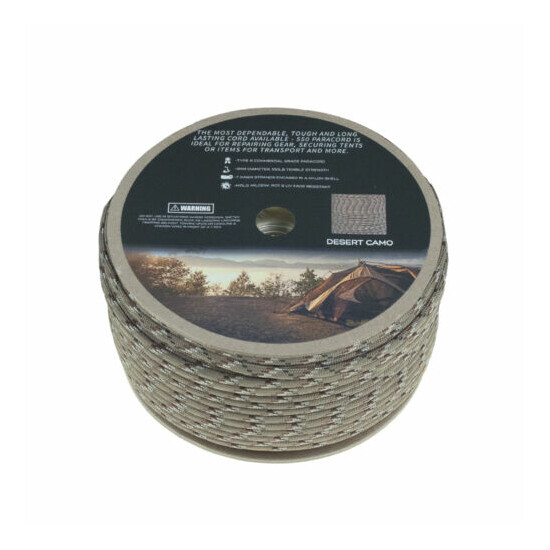 550 Paracord 500 ft SPOOL Parachute Cord Rope 7 Strand Survival Outdoor Camping image {23}