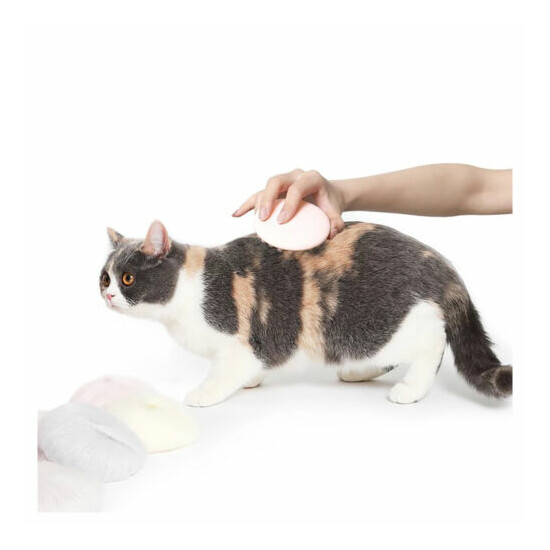 Petkit 8cm Everclean Hair Removing Massage Comb Pet/Cat/Dog Grooming Brush Pink image {4}