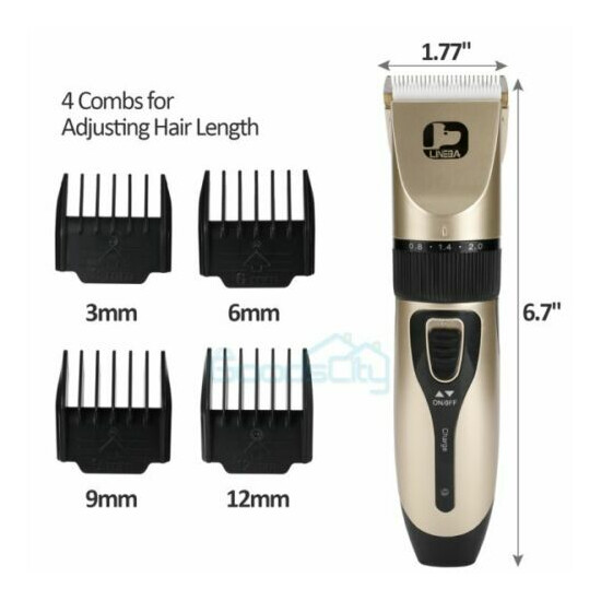 Quiet Pet Dog Cat Clippers Grooming Hair Trimmer Groomer Shaver Razor Clipper image {4}