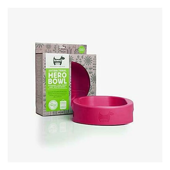 HOWND Hero Bowl - Hygienic Dog Food & Water Bowl - Alternative to Stainless image {1}