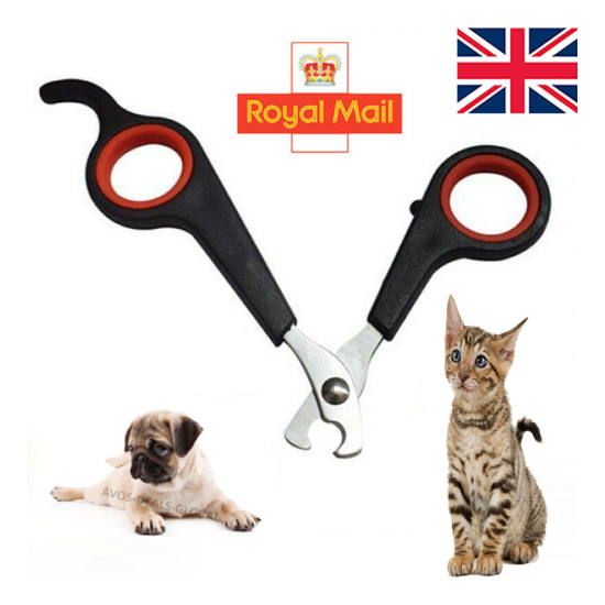 Pet Dog Nail Clippers Cat Rabbit Bird Guinea Pig Easy Use Claw Trimmers Scissors image {1}