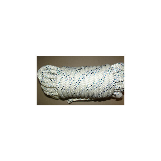NEW 1/2" (12mm) x 92' Kernmantle Static Line, Climbing Rope Thumb {1}
