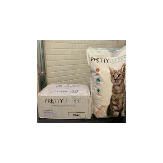 2-PRETTY LITTER HEALTH MONITORING CAT LITTER 6 POUND BAG NEW!! image {1}