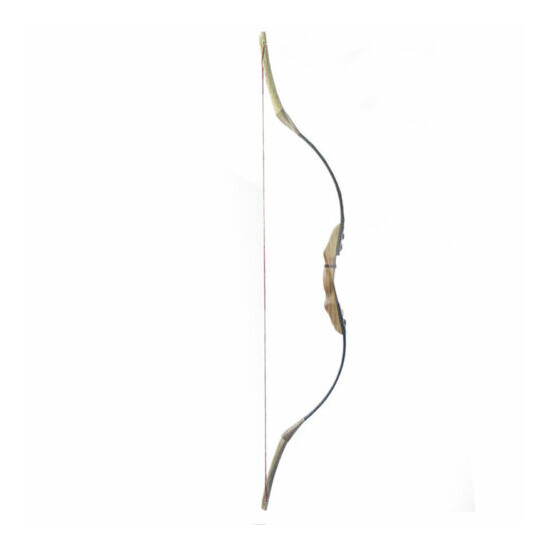 Traditional Recurve Bow 30-50lbs Horse Bow Wooden Takedown RH LH Archery Target image {6}