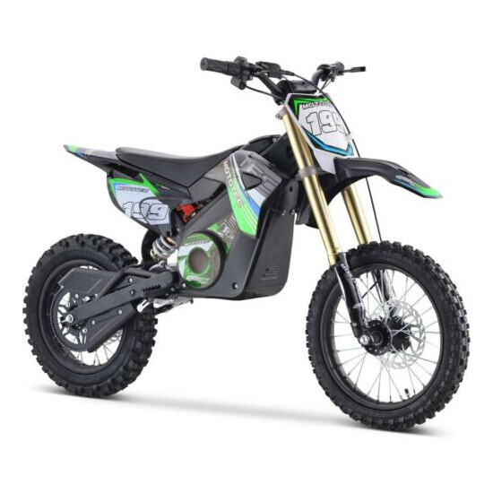 MotoTec 48v Pro Electric Dirt Bike 1500w Lithium E-bike Multiple Colour image {1}