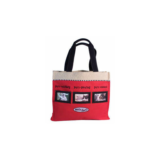 PET CAT CARRIER TOTE KITTY BAG PRODUCTS STRUDY CANVAS RED NEW DISPLAYS 3 PHOTO image {1}