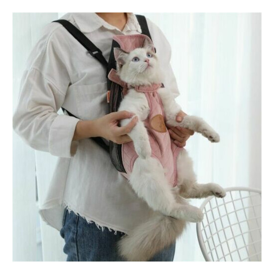 Cat Carrier Travel Bag Pet Backpack Comfortable Breathable Animal Shoulder Bag image {1}