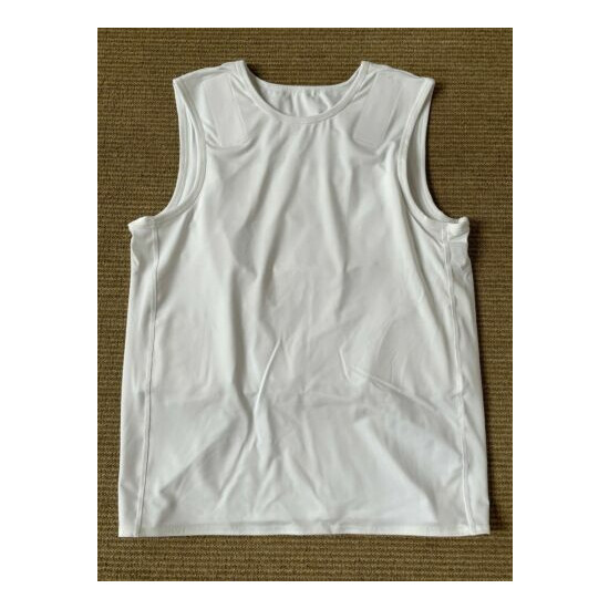 Armor Express Lo-Pro Undercover Concealed Body Armor Carrier T-shirt. XL White  image {2}