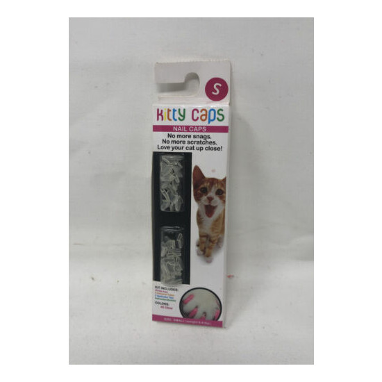 Nail Caps For Cats | Safe & Stylish Alternative To Declawing | Stops Snag Clear image {2}