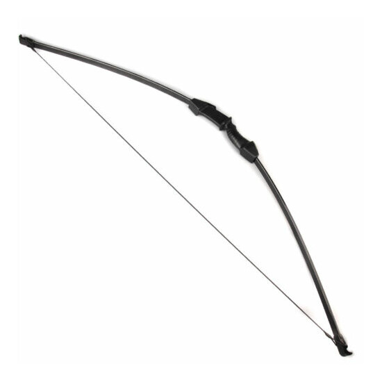 15 Lbs Draw Weight 45.2'' Fiberglass Straight Bow Children Kids Archery Prctice Thumb {3}