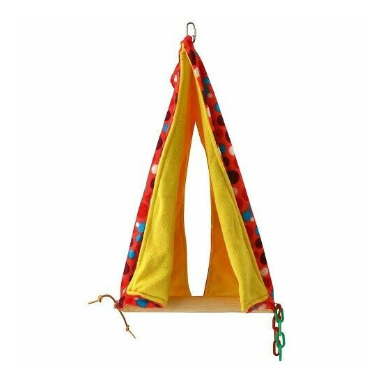 PARROT PERCH TENT - EXTRA LARGE - COMPLETE WITH ATTACHED TOYS image {1}