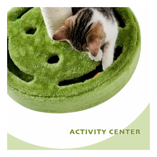 Cat Tree Sisal Cactus Pet Toy Flower Ball Scratching Climbing Activity Post image {3}