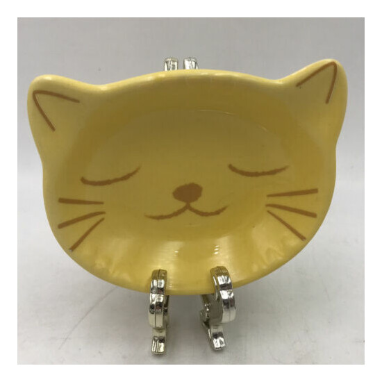 Kitty Cat Bowl/Trinket Dish Or Cat Food Bowl 3” Wide 1” Deep EUC image {1}