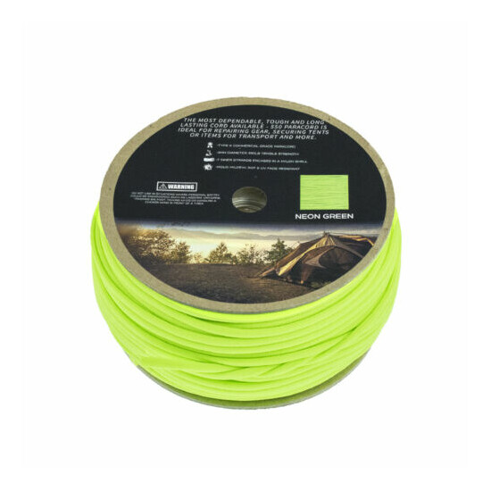 550 Paracord 500 ft SPOOL Parachute Cord Rope 7 Strand Survival Outdoor Camping image {45}