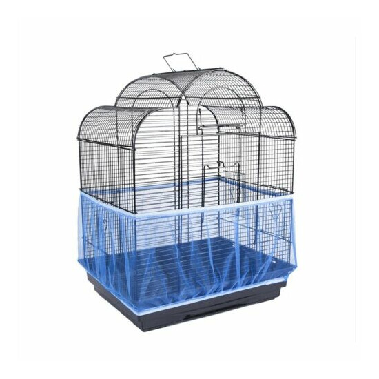 Seed Catcher Covers Mesh Net Guard Bird Cage For Parrot Cage Cover Easy Cleaning image {1}