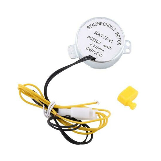 1PC CW/CCW Egg Turner Rotator Incubator Motor With Connector 220V US image {1}