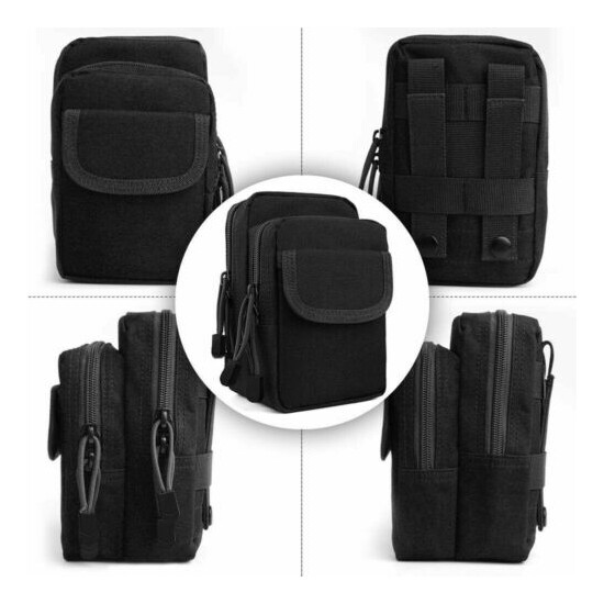 Tactical Molle Pouch EDC Multi-purpose Belt Waist Pack Bag Utility Phone Purse image {14}