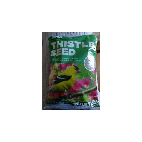 Wild Bird Feed 10 Lb Bag Pennington Select Thistle Seed Finch Chickadee Food image {1}