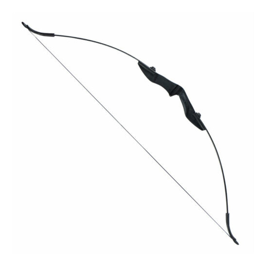 57" Archery Takedown Recurve Bow RH/LH Hunting Target & 12X Fiberglass Arrows Thumb {5}