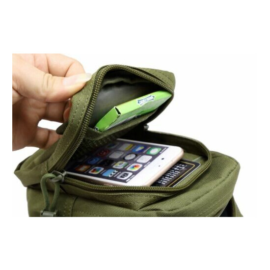 Tactical Molle Pouch EDC Multi-purpose Belt Waist Pack Bag Utility Phone Purse image {23}