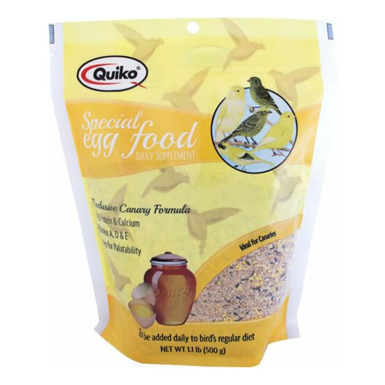 Quiko Special Egg Food Supplement for Canaries, 1.1-lb bag Free Shipping image {1}