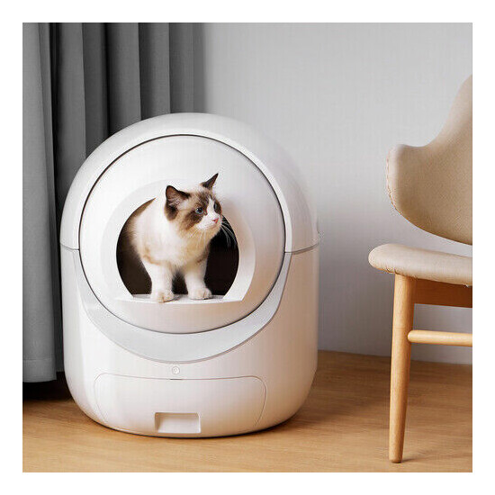 Self Cleaning Automatic Cat Litter Box With App Control & Wifi Capable image {1}