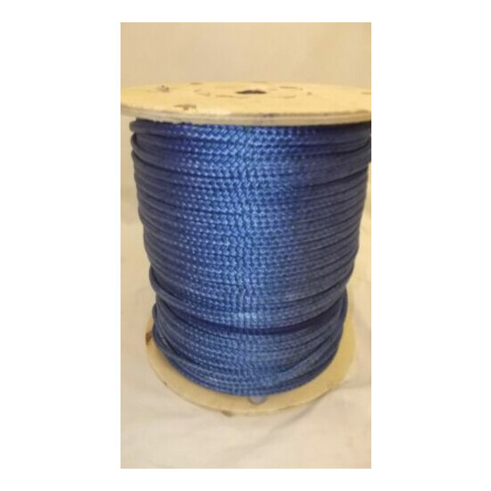 NEW 5/16" x 600' 12-Strand Braided Polyester Rope, Wire Pulling Rope Anchor Line image {1}