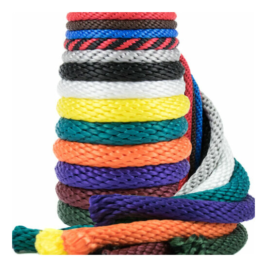Golberg Solid Braid 1/4-inch Utility Rope. Available in various sizes & colors. Thumb {1}