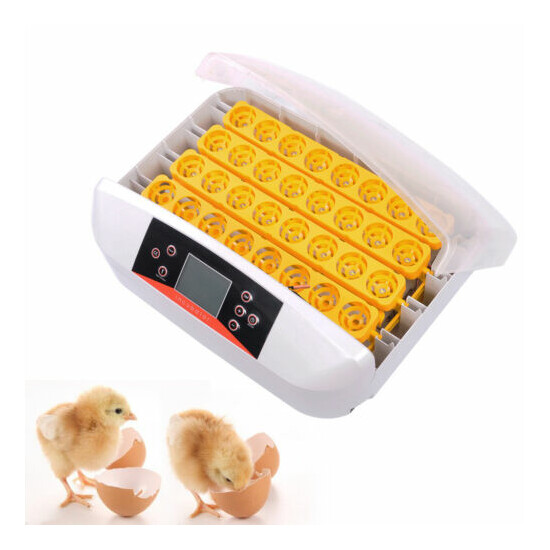 STON 32 Eggs Digital Fully Automatic Incubator Turner Poultry Chicken Duck Birds image {7}