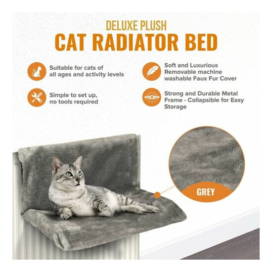 Cat Bed Window Sill Cat Sofa Hammock For Cat Kitty Hanging Bed Pet Bed Seat US image {7}