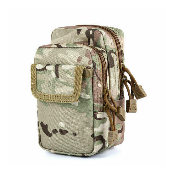 Tactical Molle Pouch EDC Multi-purpose Belt Waist Pack Bag Utility Phone Purse image {25}