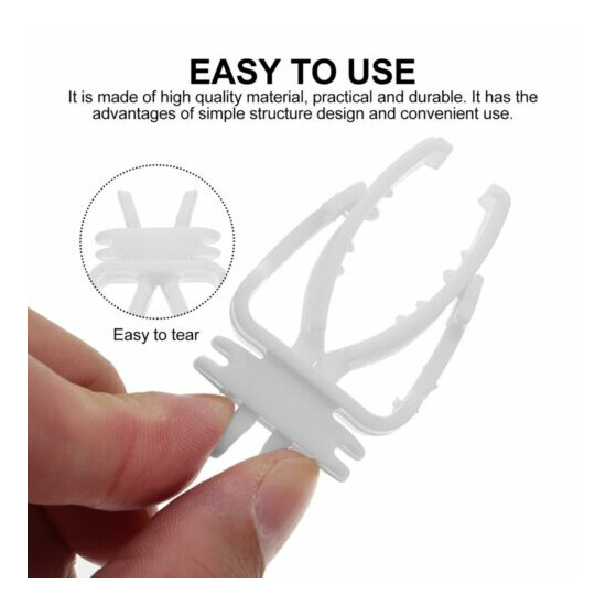 10pcs Bird Cage Food Fixing Clamp Reliable Simple Bird Food Clamp for Bird Cage image {4}