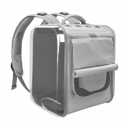 Pet Cat Dog Carrier Backpack Airline Approved Portable Mesh Travel Handbag Cage image {4}