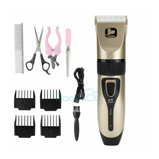 Quiet Pet Dog Cat Clippers Grooming Hair Trimmer Groomer Shaver Razor Clipper image {3}