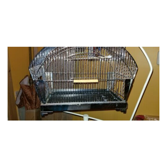Vintage Metal Hendryx Bird Cage image {1}