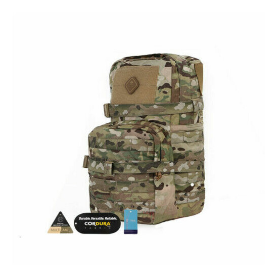 Emerson Tactical Modular Assault Backpack Pack w/ 3L Hydration Bag Water Carrier Thumb {15}