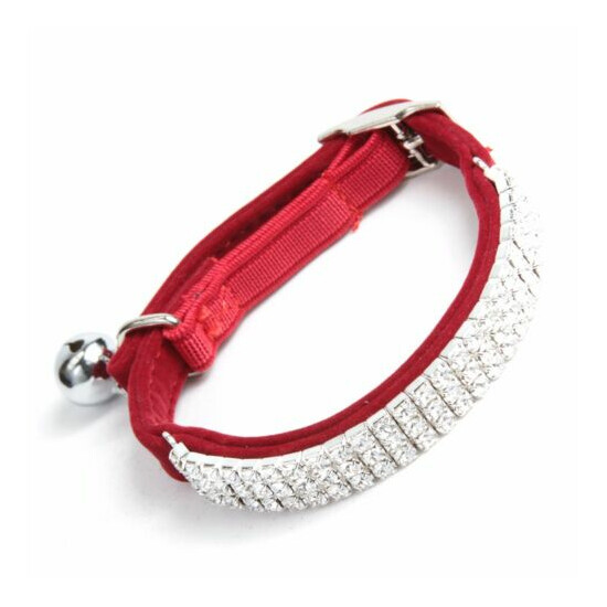 Exclusive Velvet Jewellery Cat Collar By Felia™ Set With Crystals From Swarovski image {3}