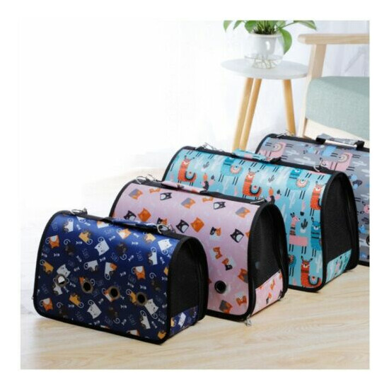Foldable Dog Travel Bag Portable Cat Bag Small Dog Carrier Outdoor High Quality image {2}