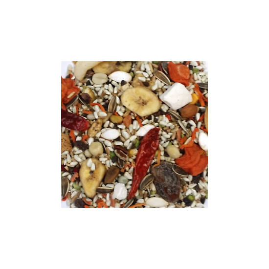 Sweet Harvest Parrot Bird Food with Sunflower Seeds, 4 lbs Bag - Seed Mix for a image {1}