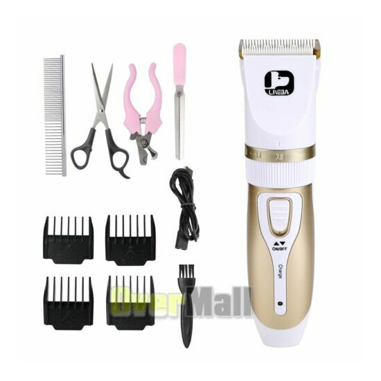 Pet Dog Cat Grooming Clippers Hair Trimmer Groomer Shaver Razor Quiet Clipper image {4}