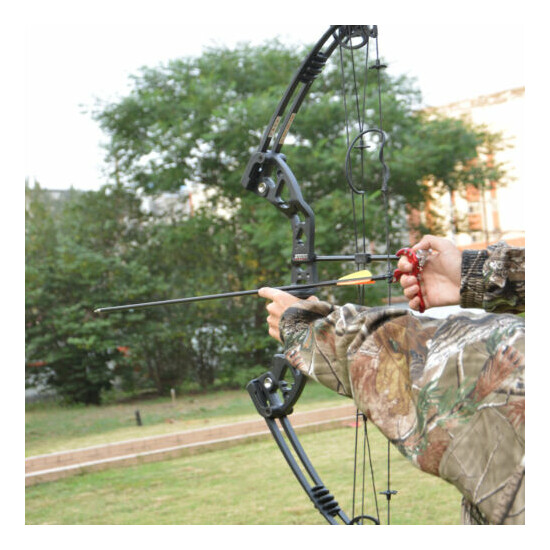 30-60lbs Archery Compound Bow 38" Fishing Hunting 310FPS Adjustable Bow Target image {8}