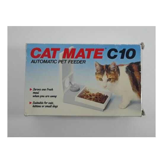 Cat Mate Automatic Pet Feeder Model C10 Programmable - 1 Meal A Day image {1}