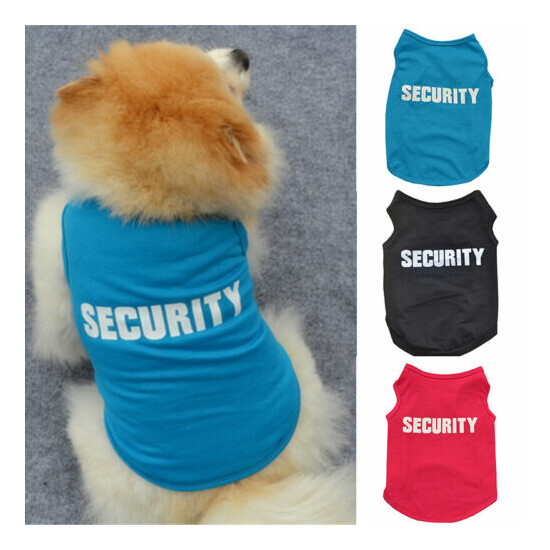 Dog Lovely T Shirt Pet Clothes Apparel Vest Costumes Puppy Printed Warmer Coat image {2}